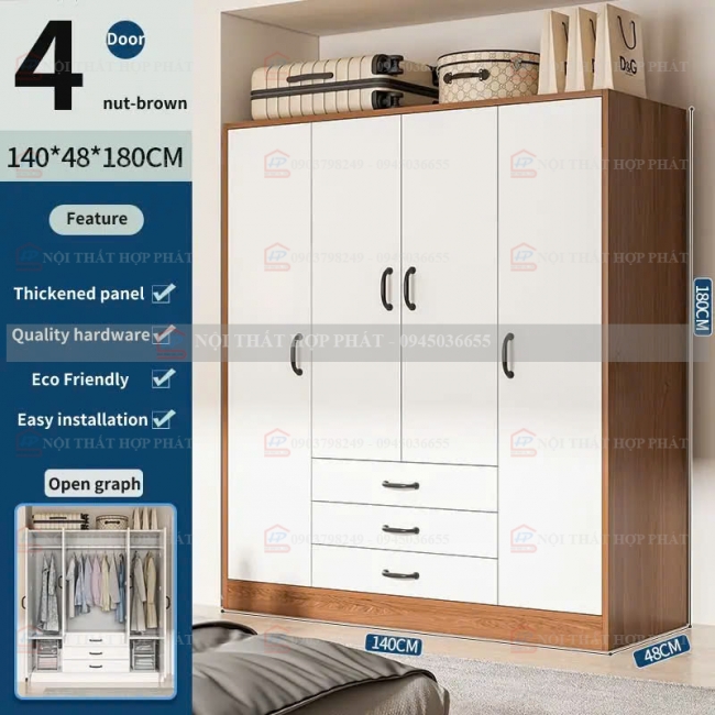 Tủ  Áo Cao Cấp TAG019